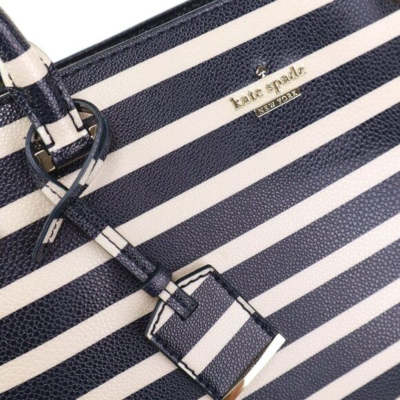 NEW Kate Spade Seaside Navy Stripe Small Harmony O Tote - Picture 11 of 11